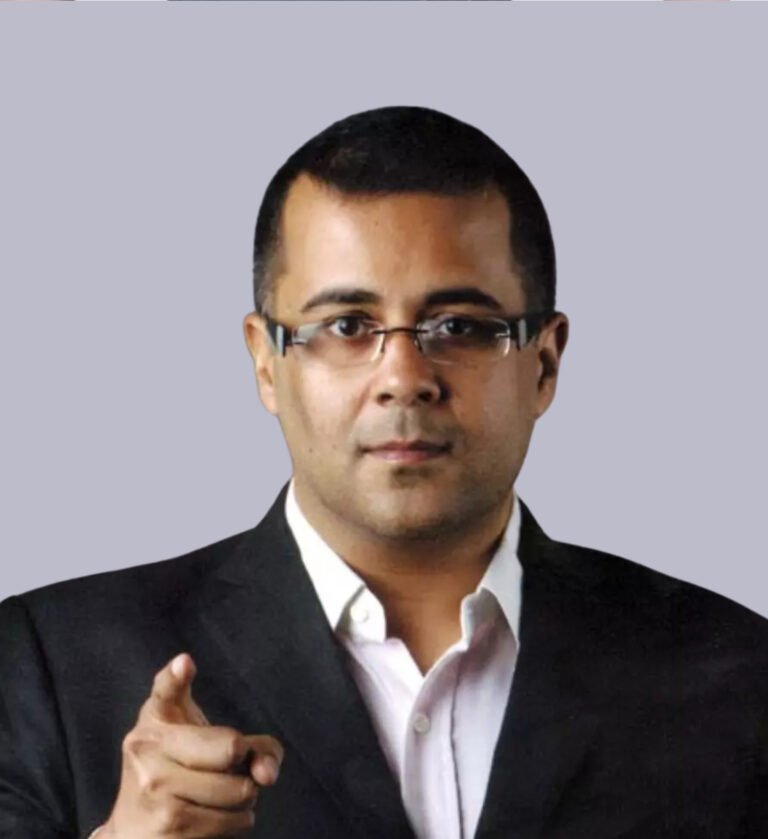Chetan Bhagat, speaker available to book through Elleven Media