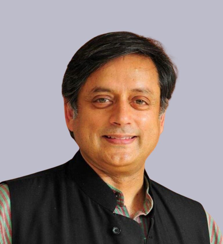 Dr Shashi Tharoor, speaker available to book through Elleven Media