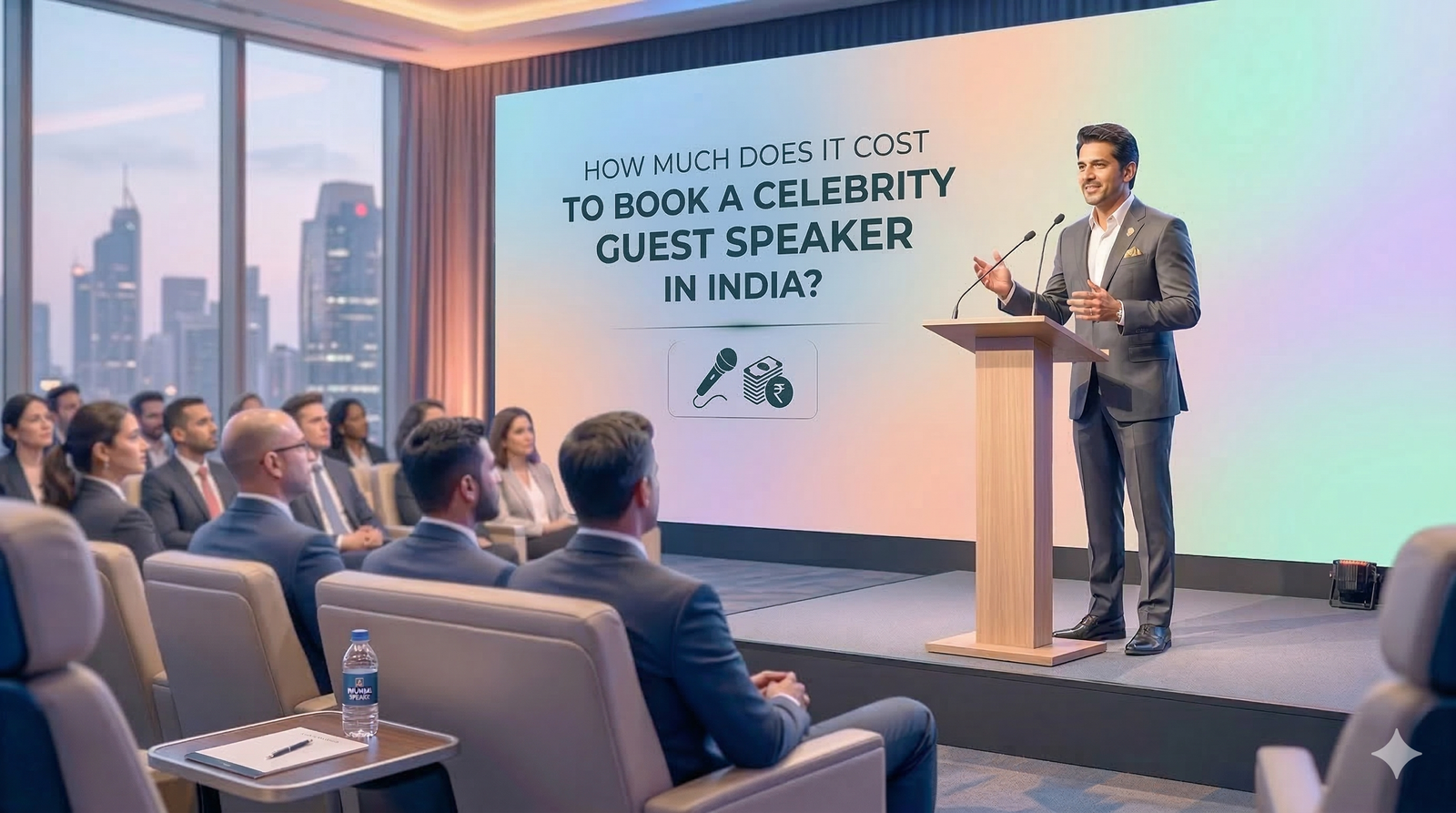 Cost of booking a celebrity guest speaker